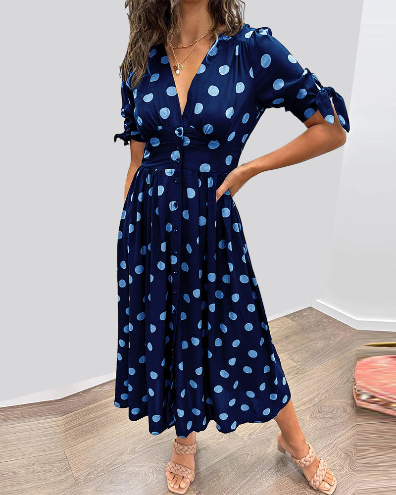Cerina™ The Timeless Dot Dress