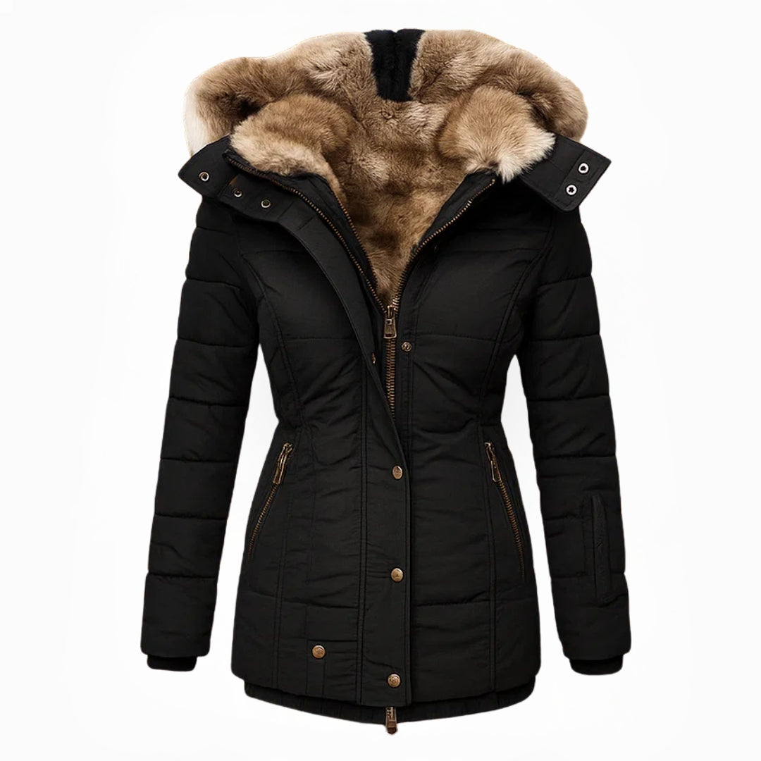 Victoria™ | Warm faux fur-lined winter coat