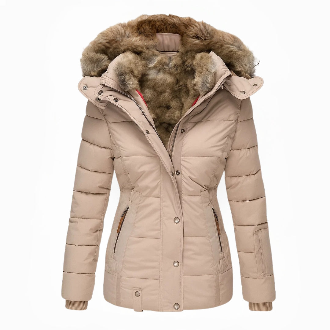 Victoria™ | Warm faux fur-lined winter coat