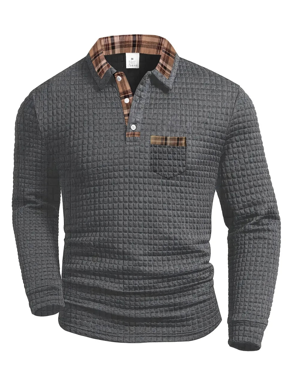 Sutton™ Textured Long Sleeve Polo