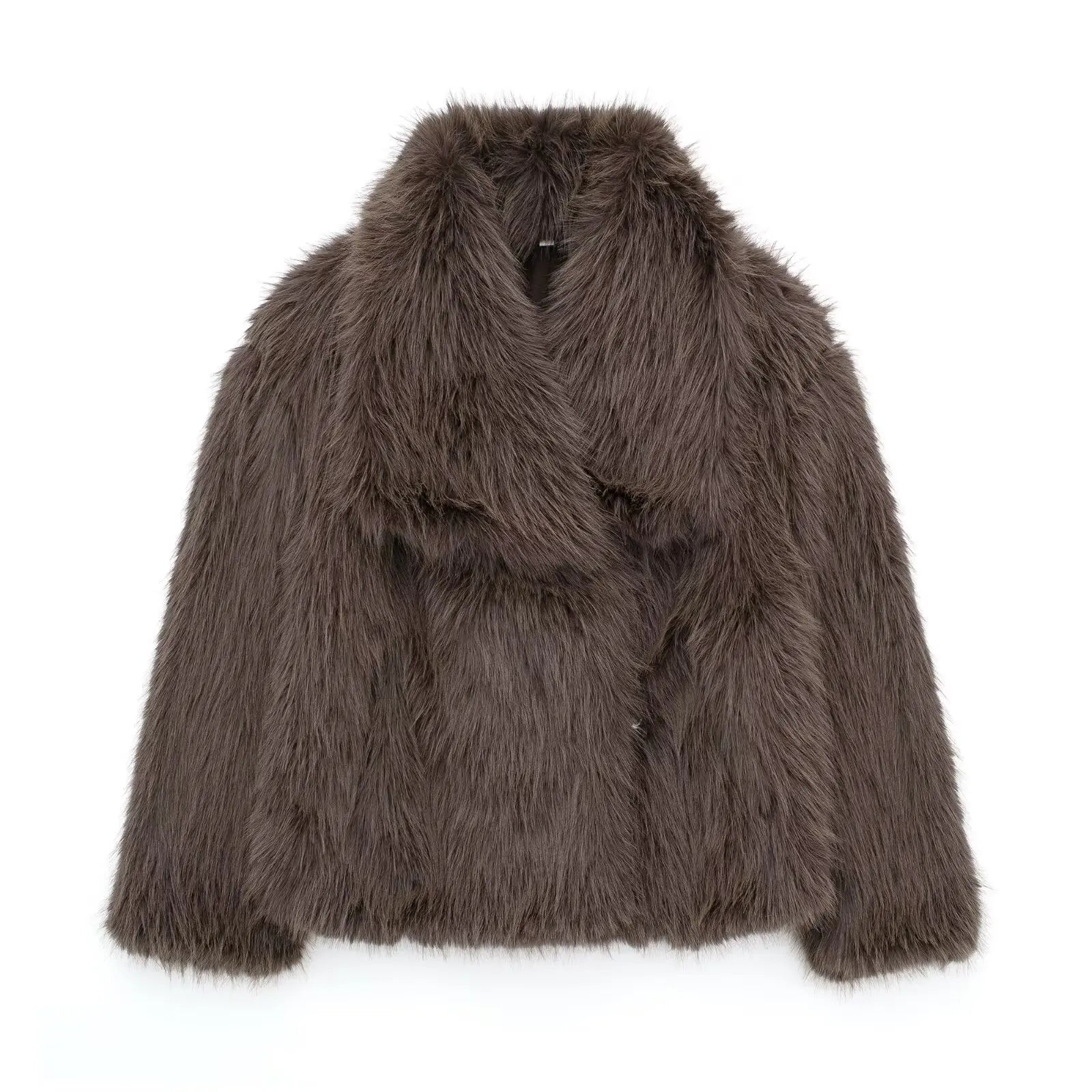 Nova™ | Cropped Fur-Style Coat
