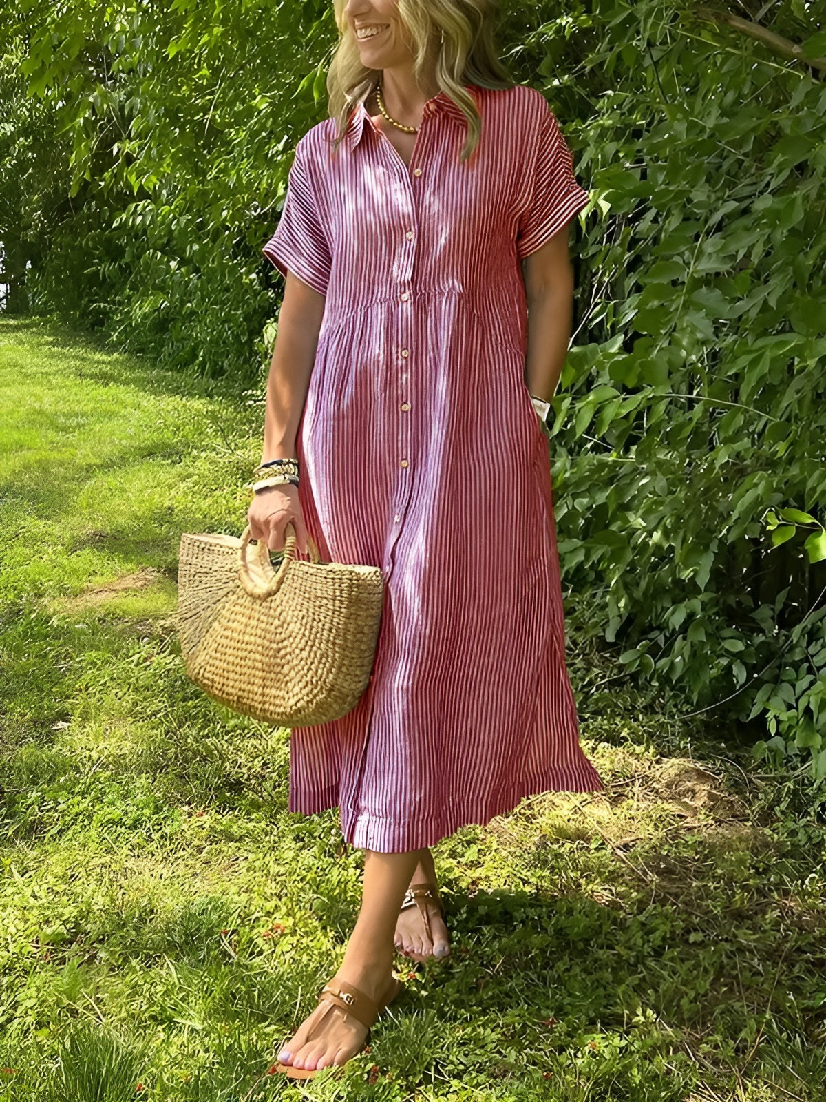 Elowis™ Breeze Shirt Dress