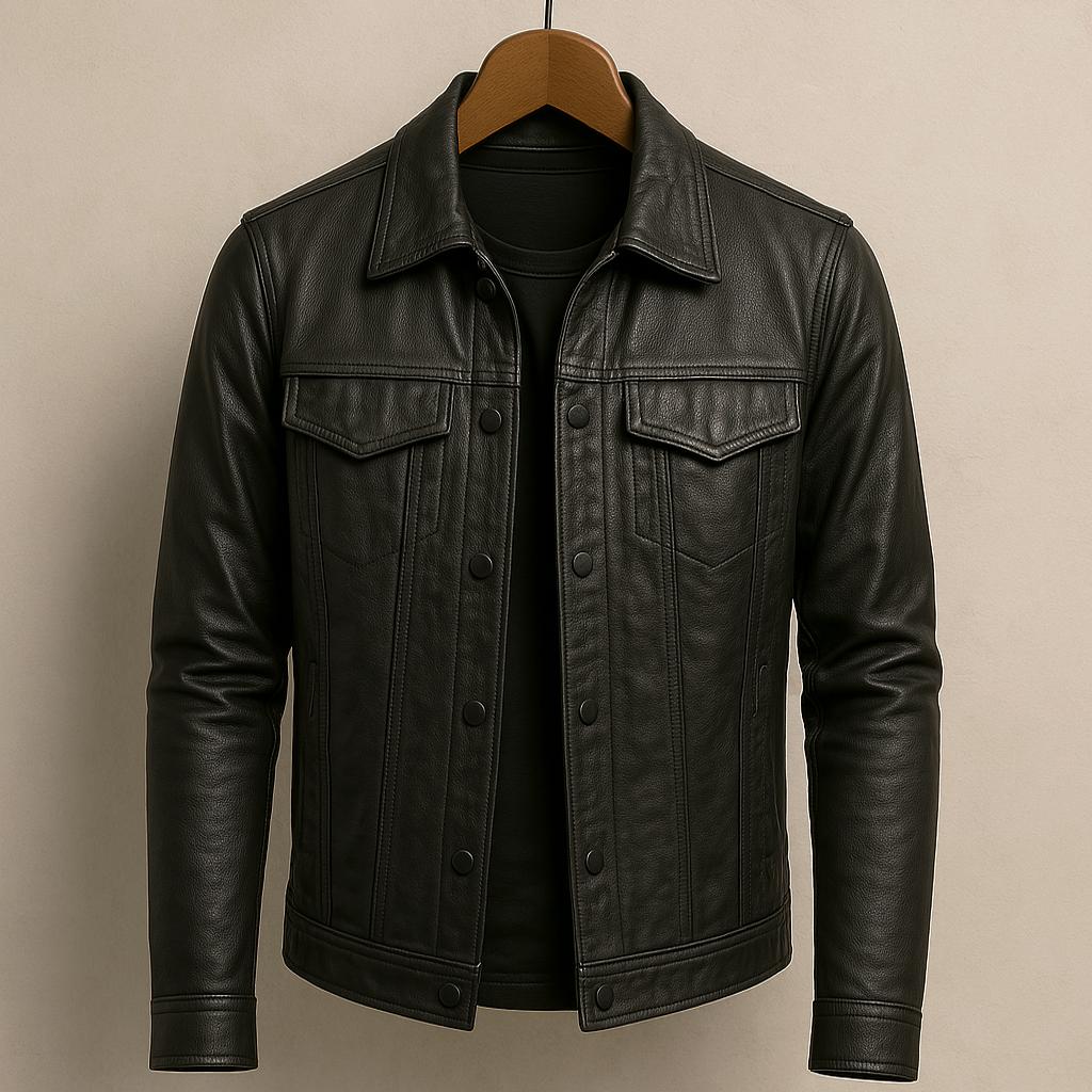 Liam | Classic Men’s Faux Leather Jacket