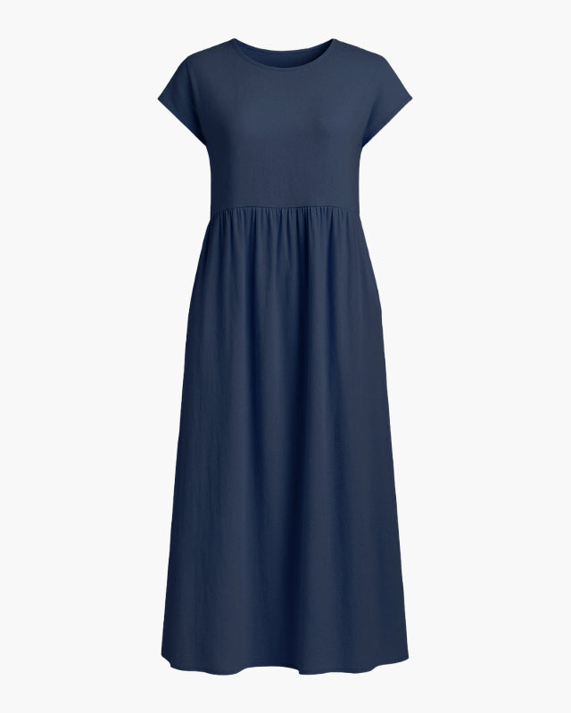 Novari™ Soft Drape Midi Dress