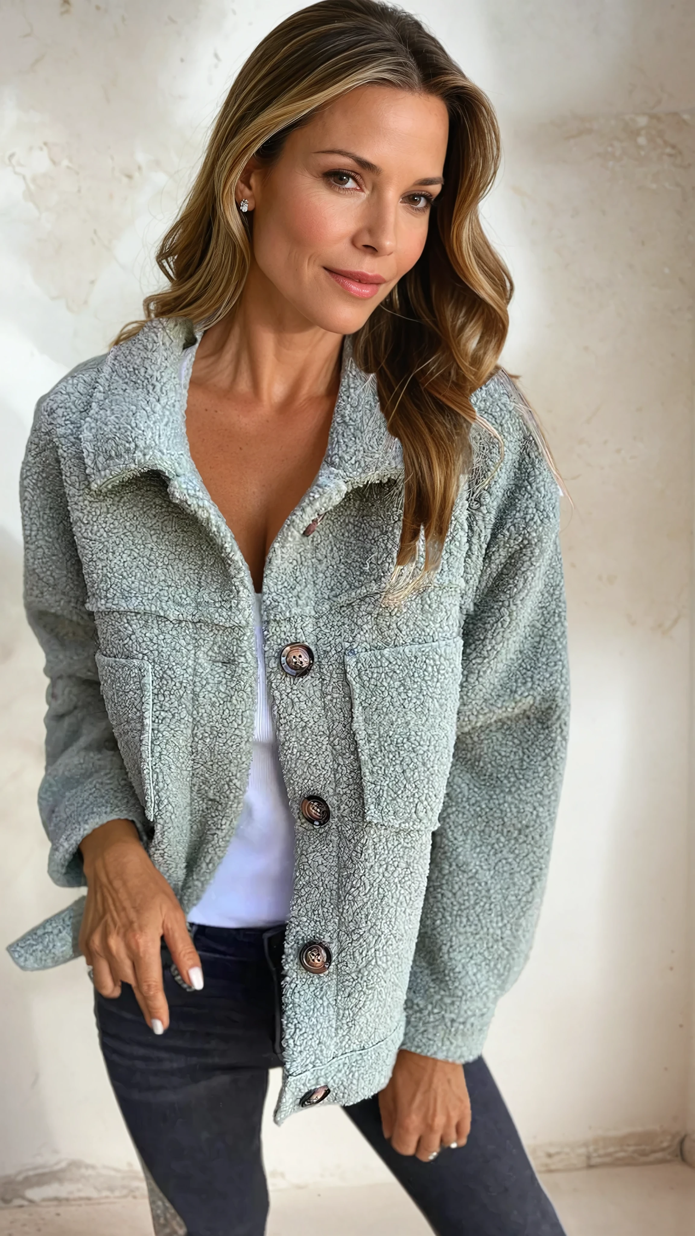 Tessa™ | Cozy Button-Up Fleece Jacket