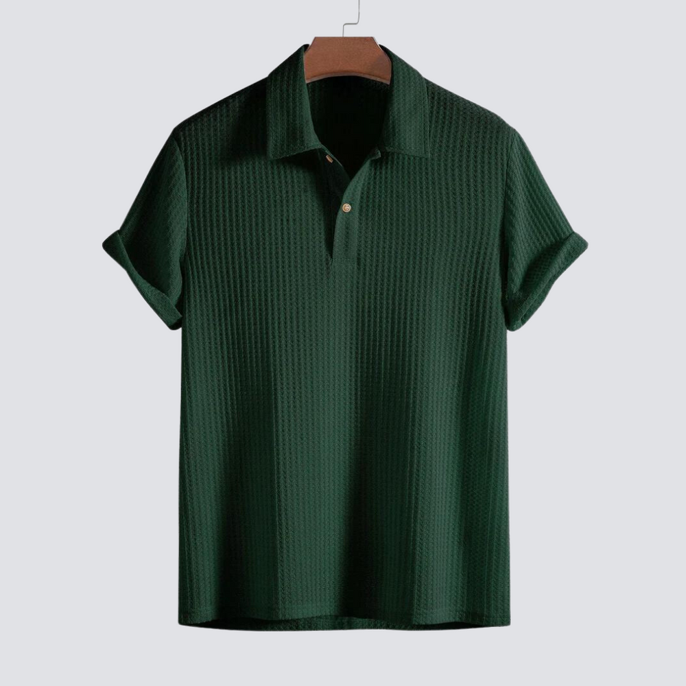 Niall™ Textured Smart Polo