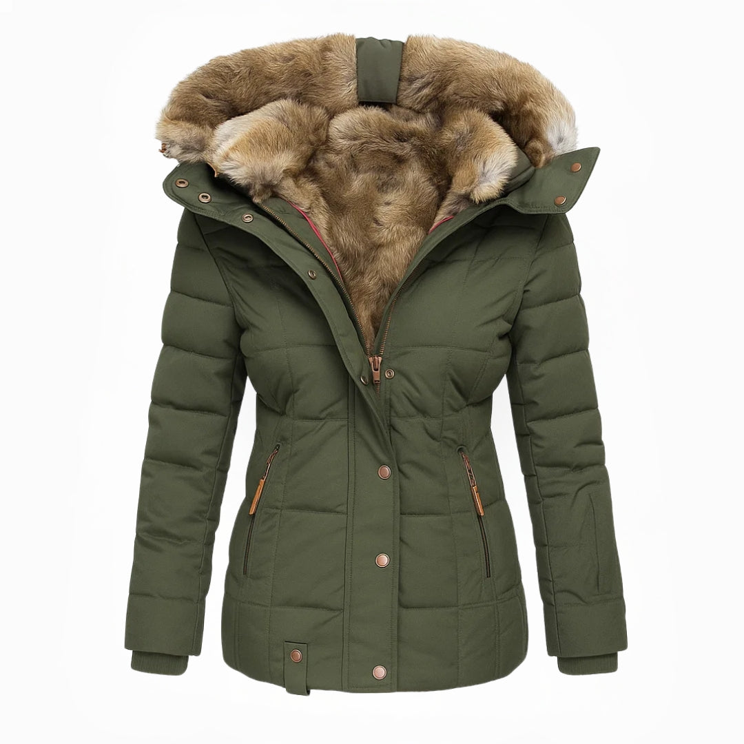 Victoria™ | Warm faux fur-lined winter coat