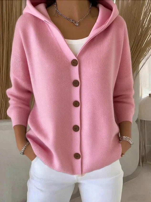 Agatha™ Button Hooded Cardigan