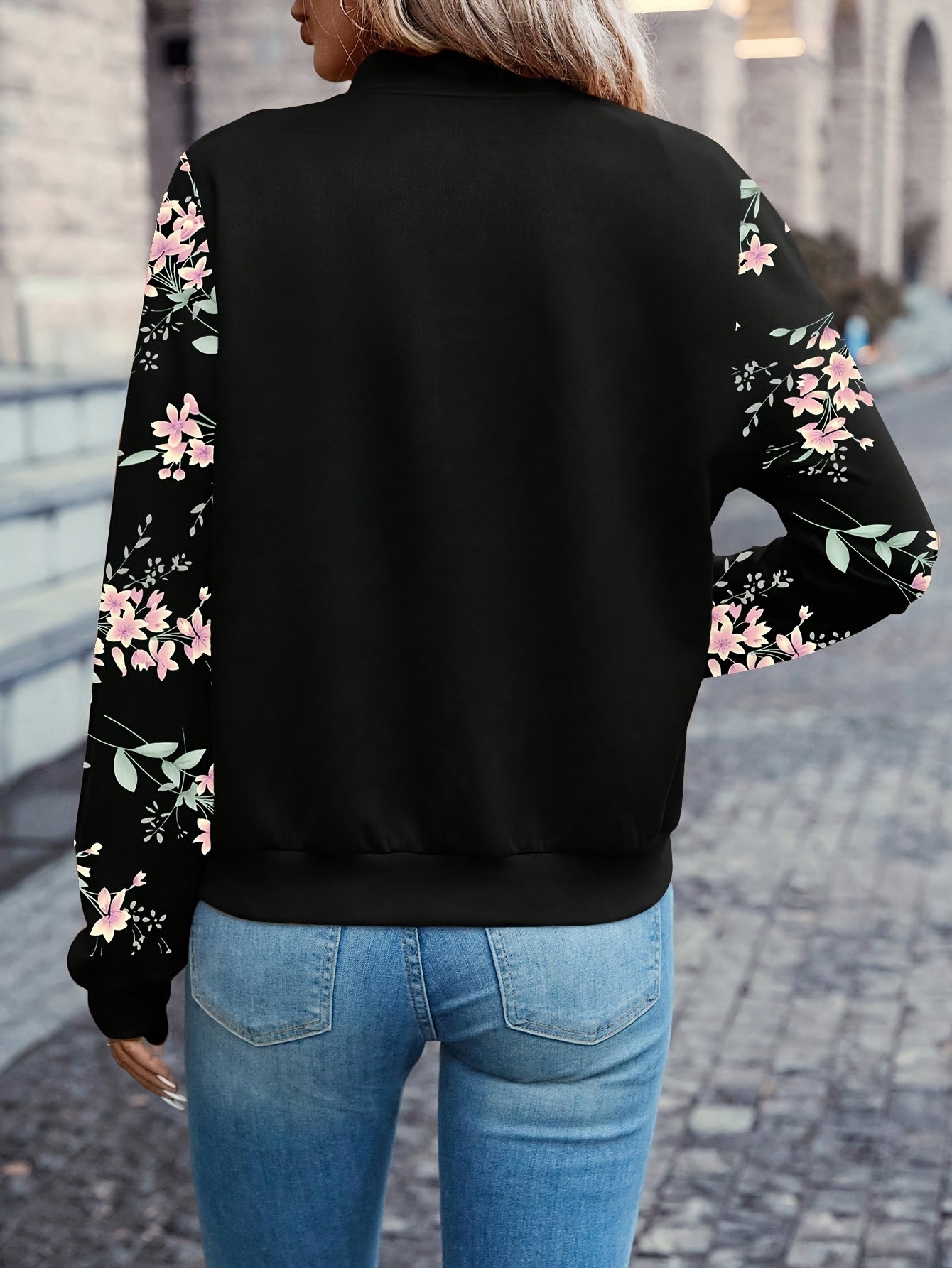 Kessia™ The Blooming Bomber Jacket