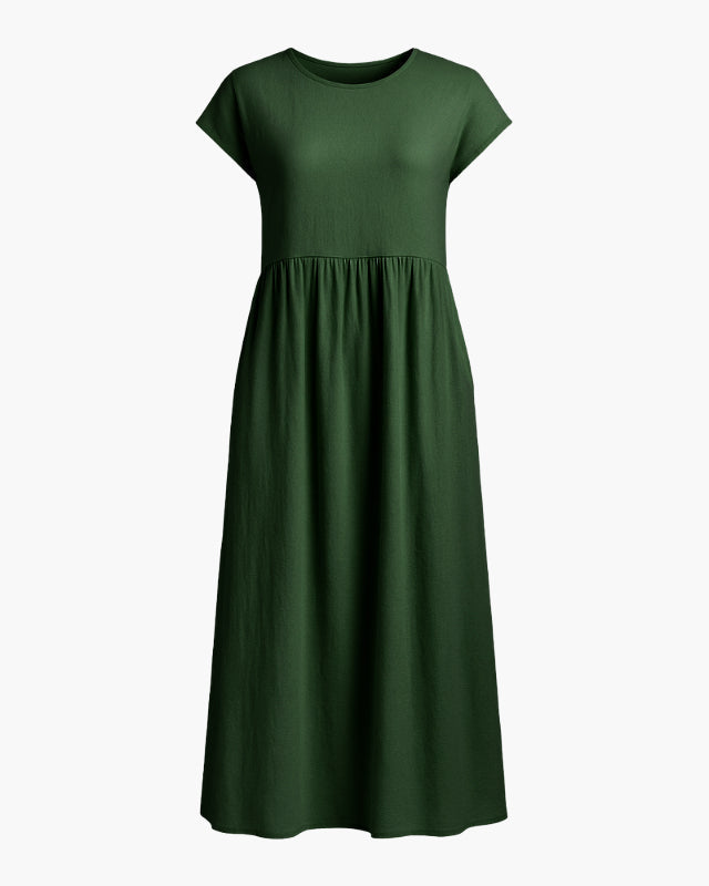 Novari™ Soft Drape Midi Dress