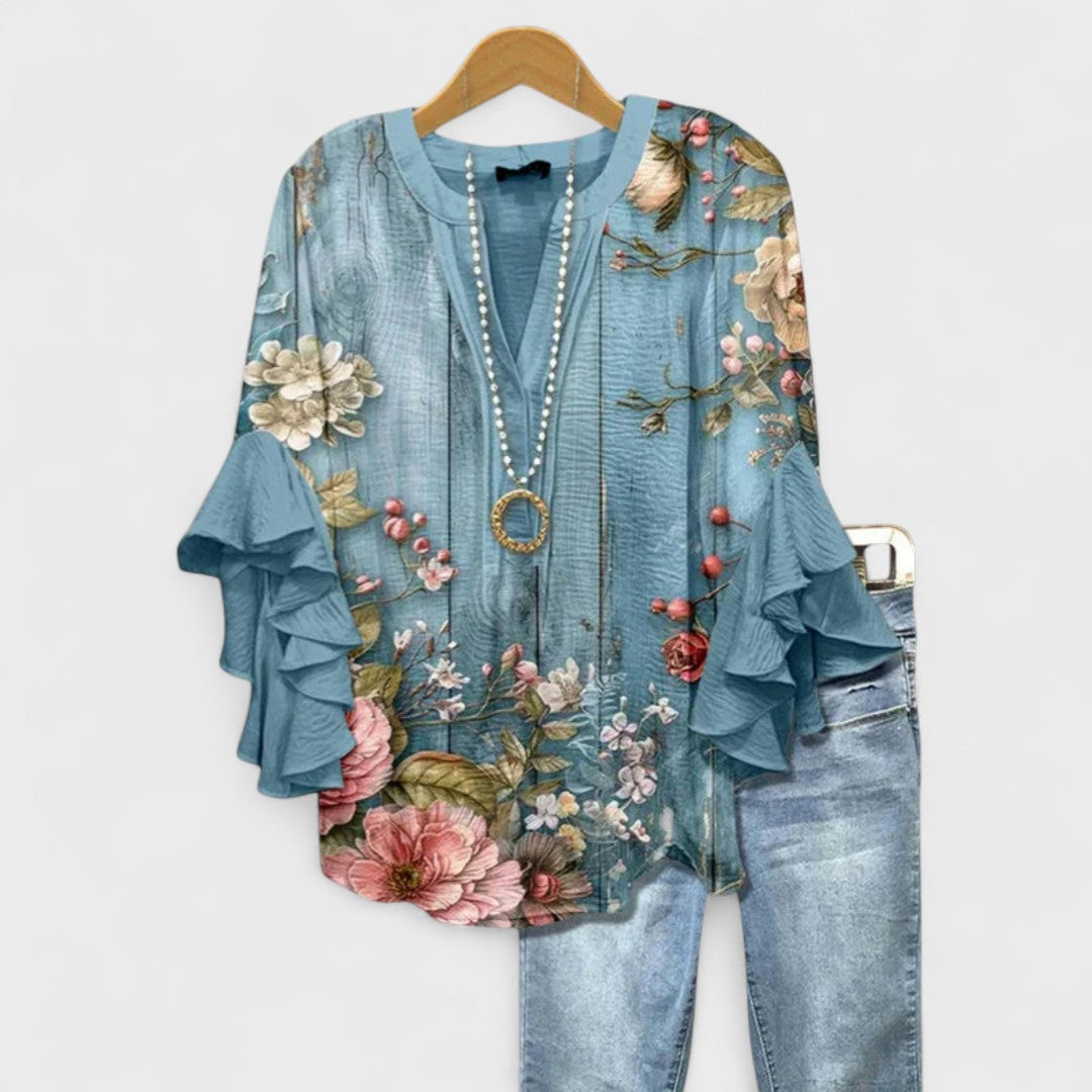 Erin™ | Elegant Floral Blouse