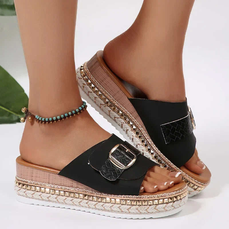 Tahlia™ SoftStep Espadrille Slides