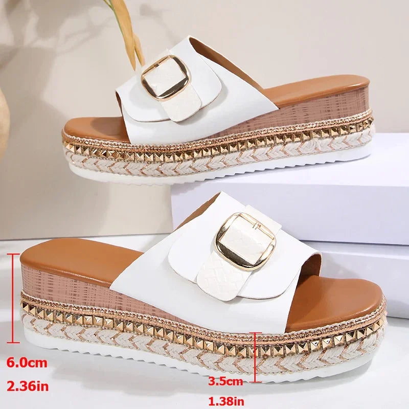 Tahlia™ SoftStep Espadrille Slides