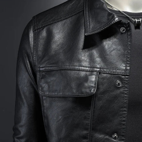 Liam | Classic Men’s Faux Leather Jacket