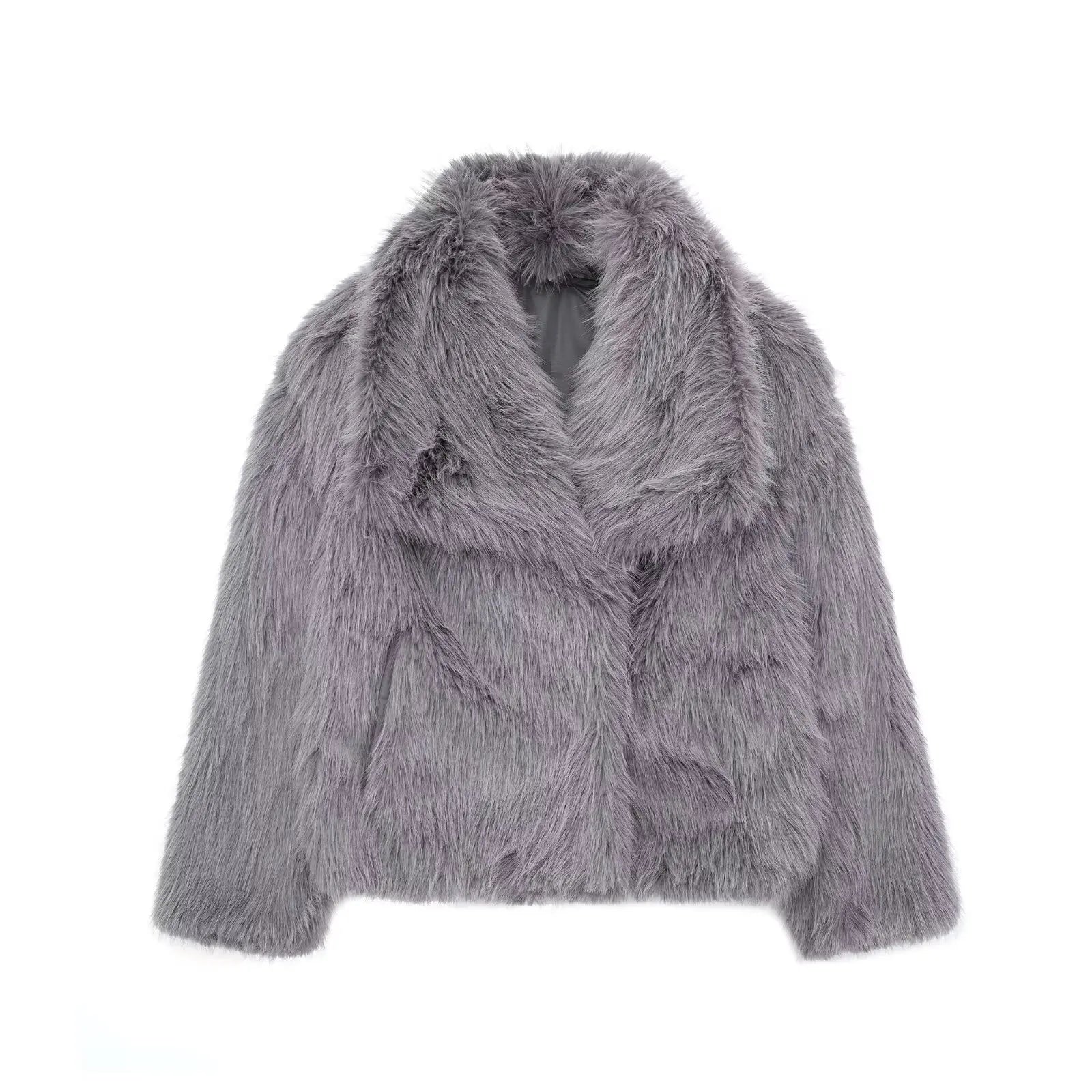 Nova™ | Cropped Fur-Style Coat