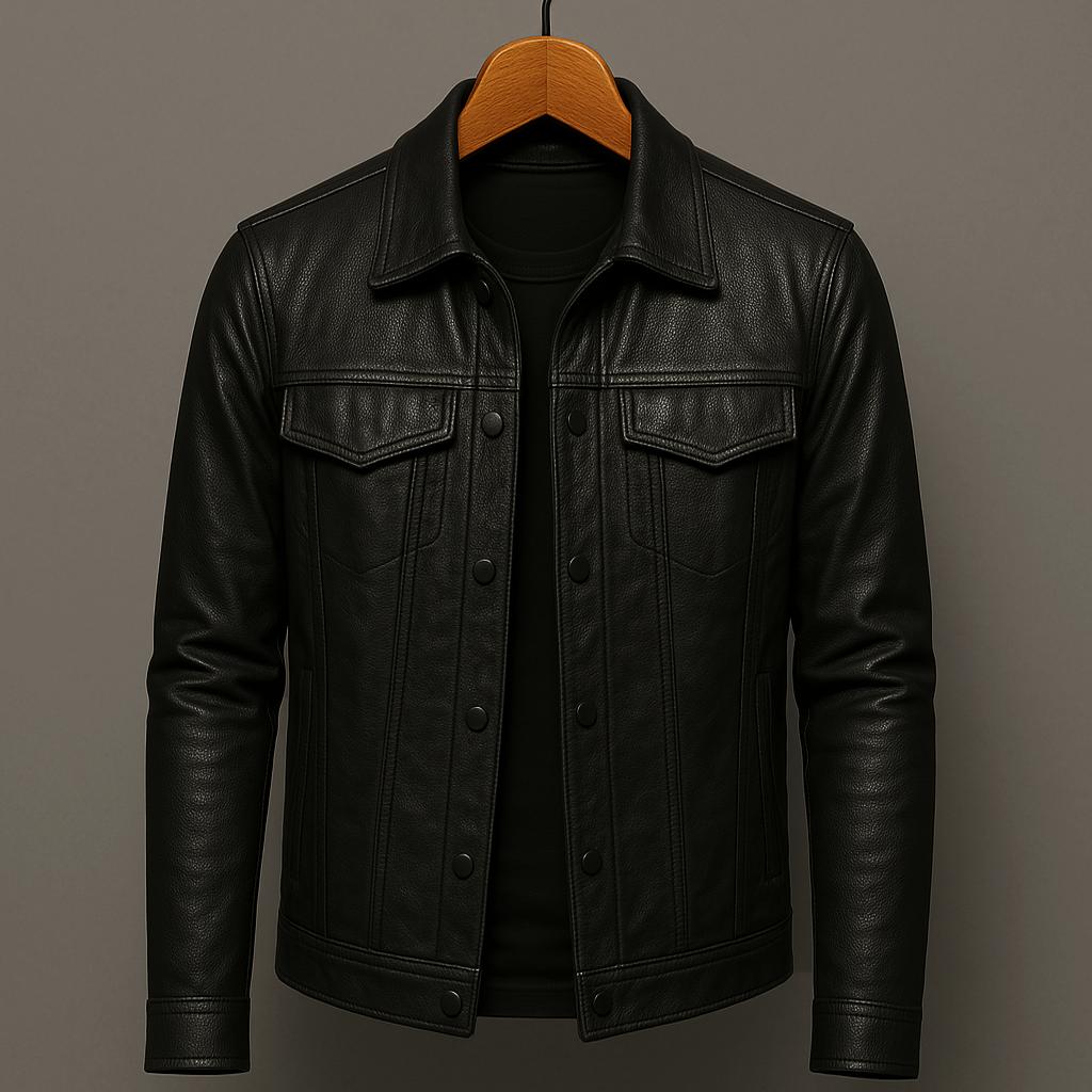 Liam | Classic Men’s Faux Leather Jacket
