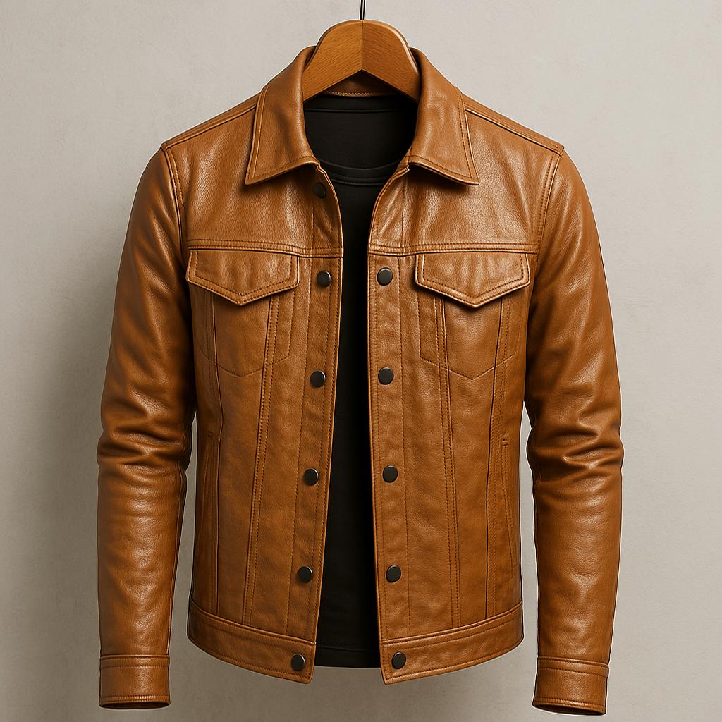 Liam | Classic Men’s Faux Leather Jacket