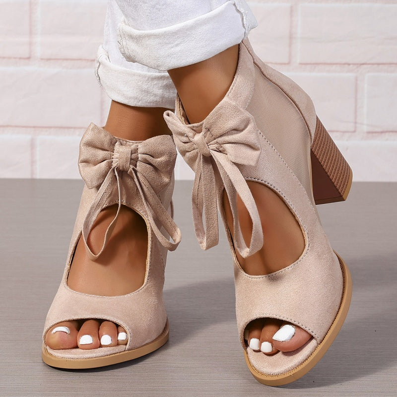 Junae™ GraceBow Peep-Toe Heels