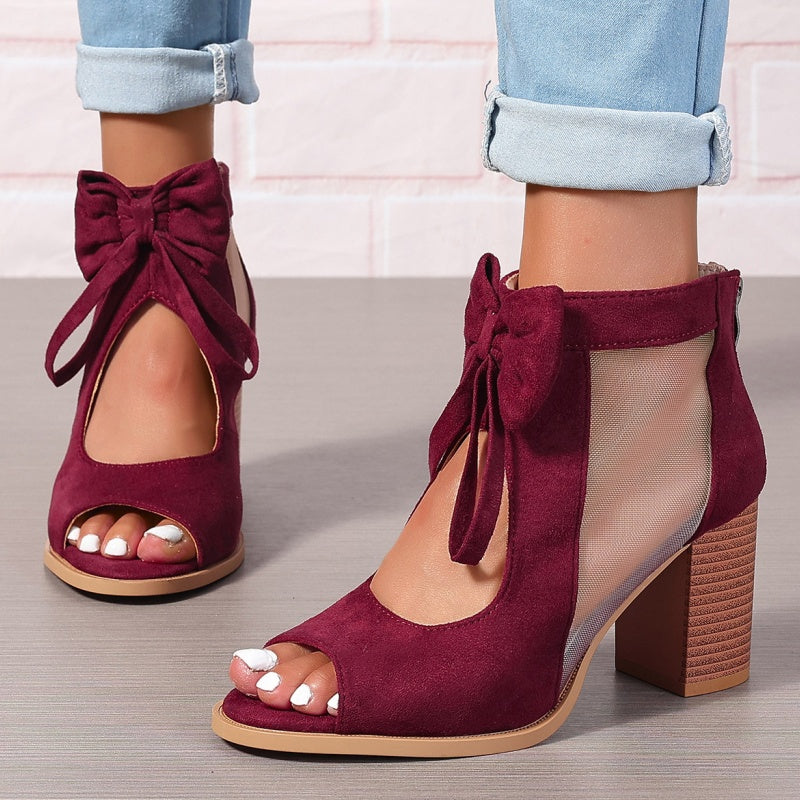 Junae™ GraceBow Peep-Toe Heels