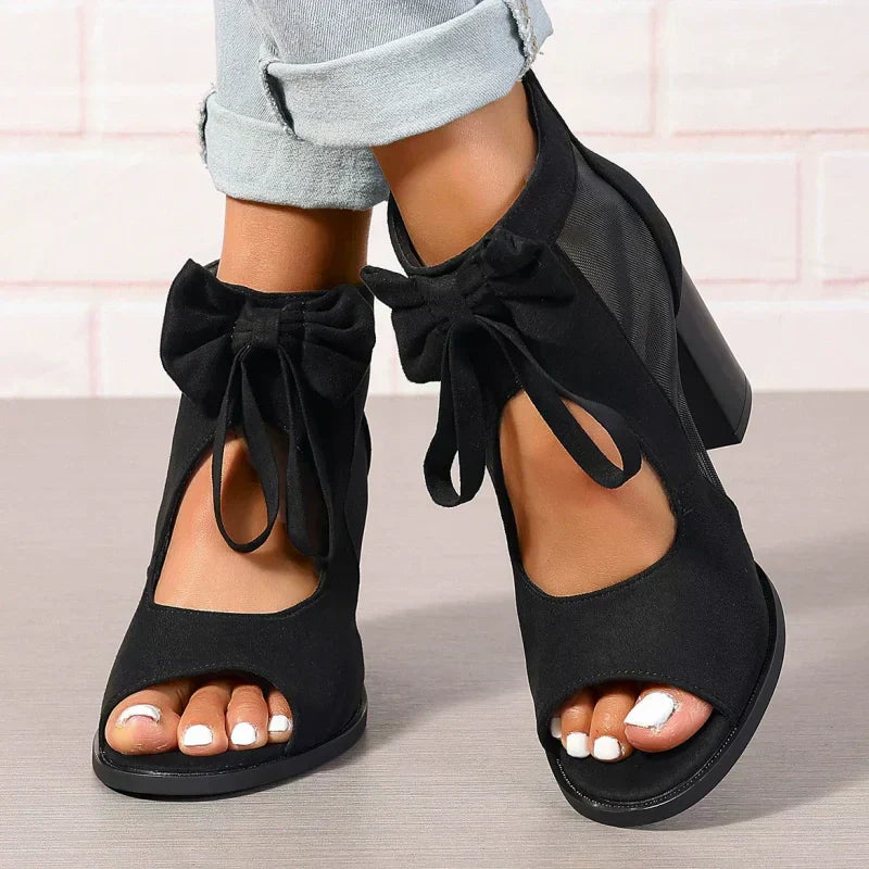 Junae™ GraceBow Peep-Toe Heels